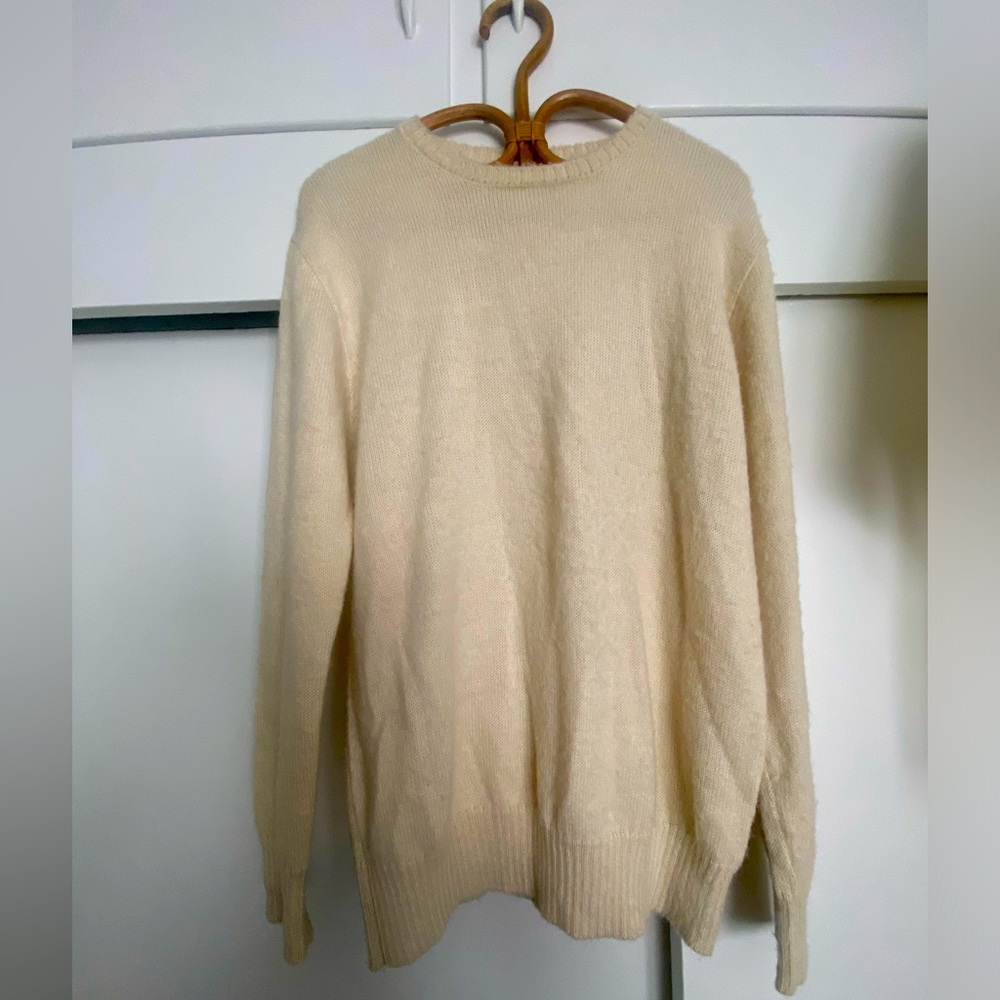 Industry of All Nations Undyed Alpaca Sweater L